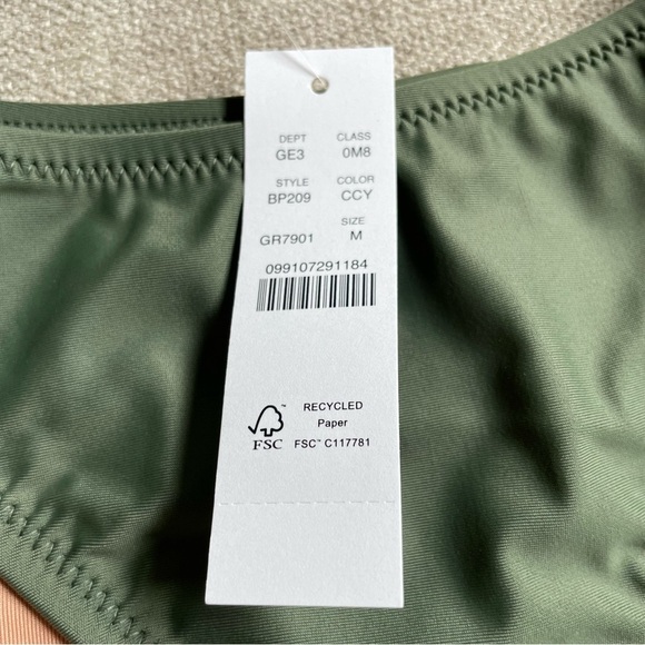 NWT J. Crew Heritage 1989 High-Leg Lined Bikini Bottom Swim Pool Beach Vacation - Picture 3 of 8